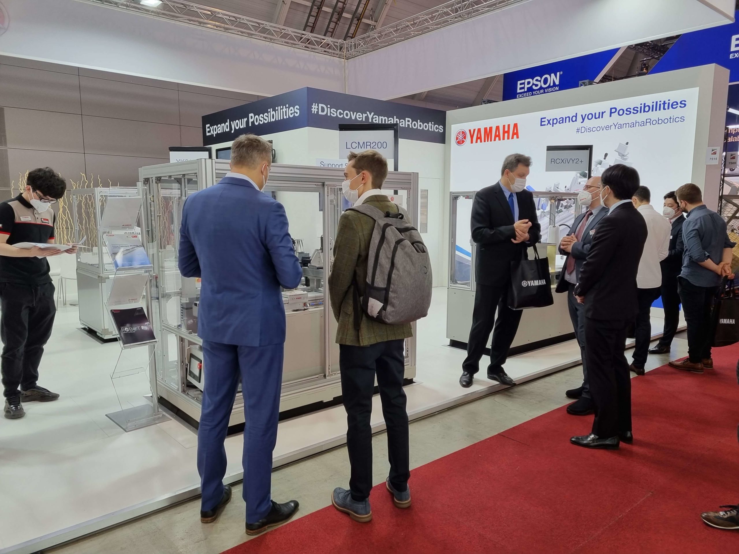 Visitors to Yamaha’s Motek Booth discovered the latest solutions for safe and productive industry